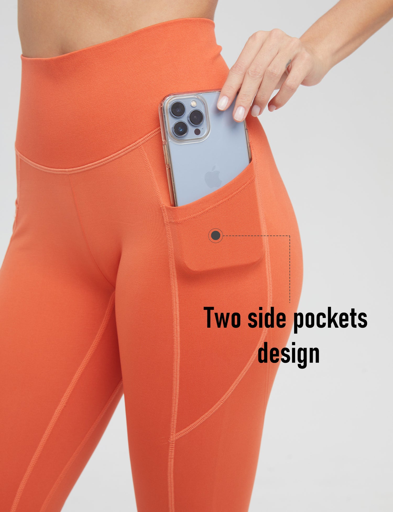 SIXIM Seamless High Waist Yoga Pants with Pockets