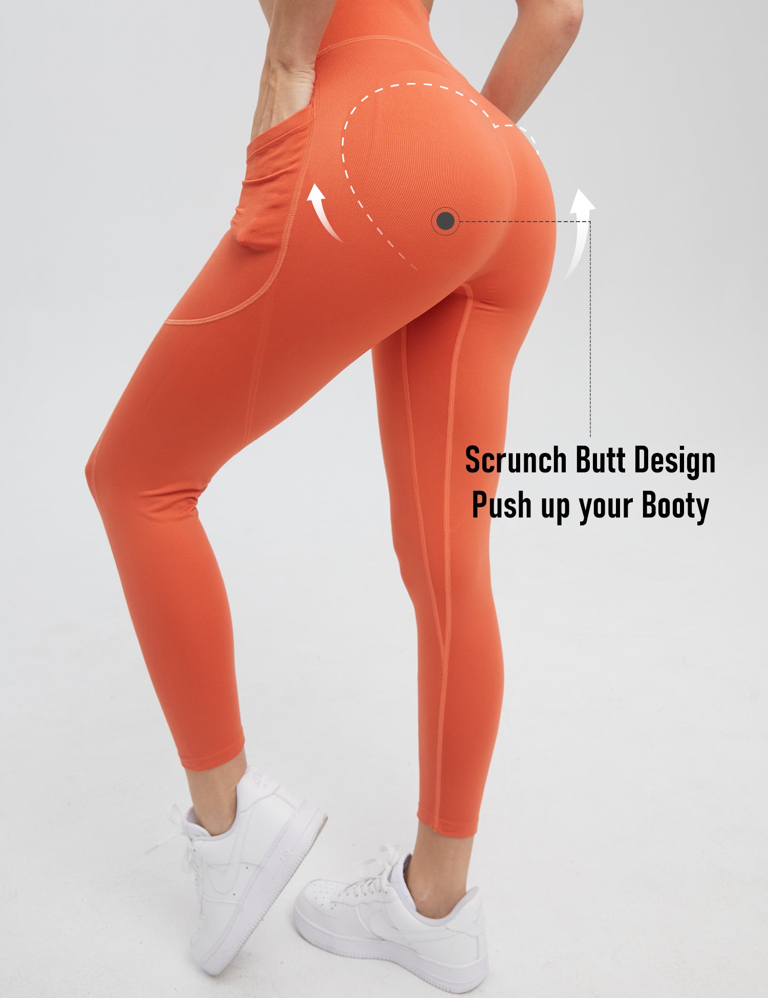 SIXIM Seamless High Waist Yoga Pants with Pockets